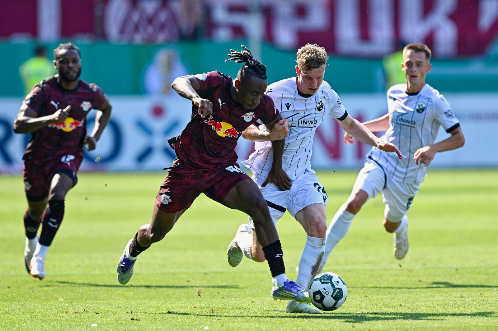 Einen Schritt voraus: RB-Torschütze Yan Diomandé.