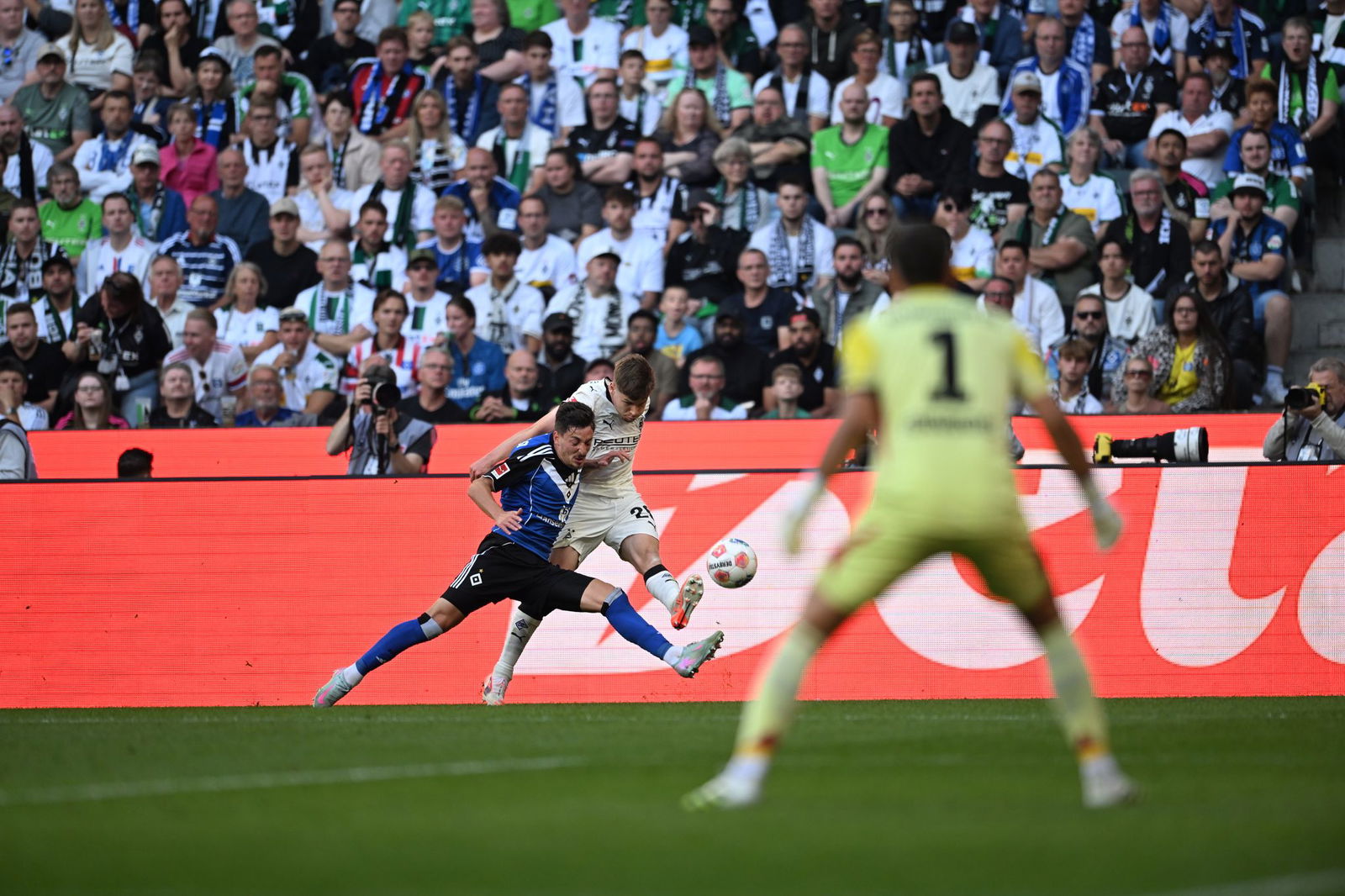 Wenig Höhepunkte zwischen Gladbach und dem HSV.