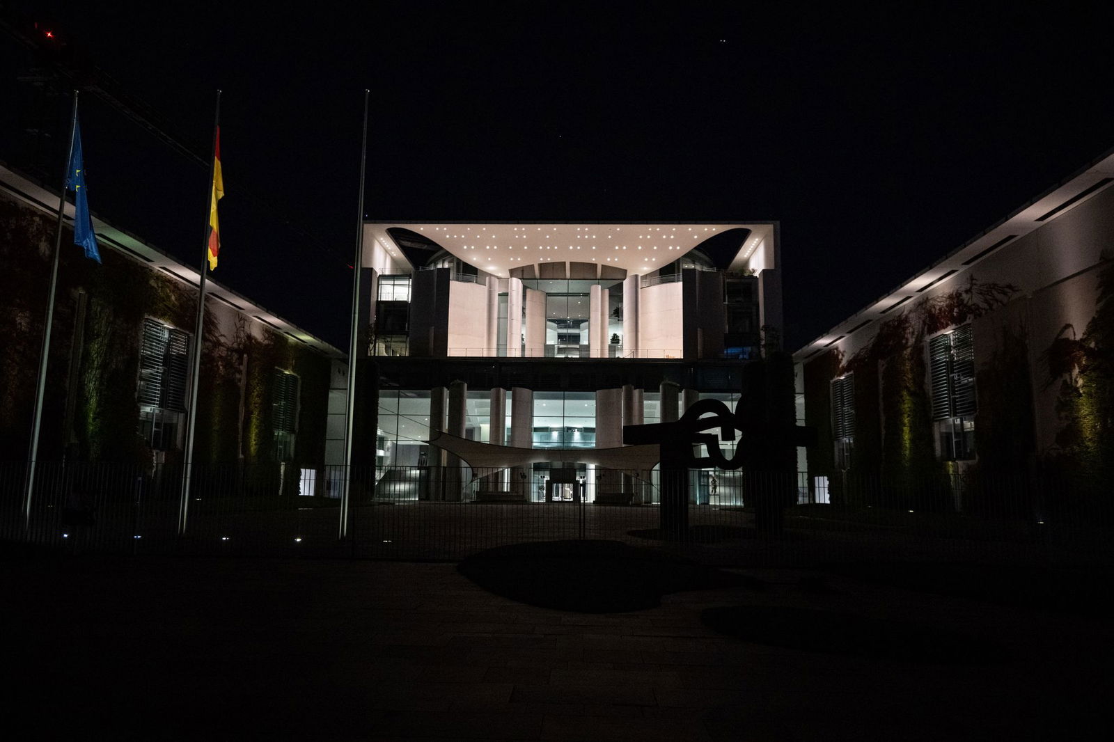 Im Kanzleramt wurde bis in die Nacht beraten.