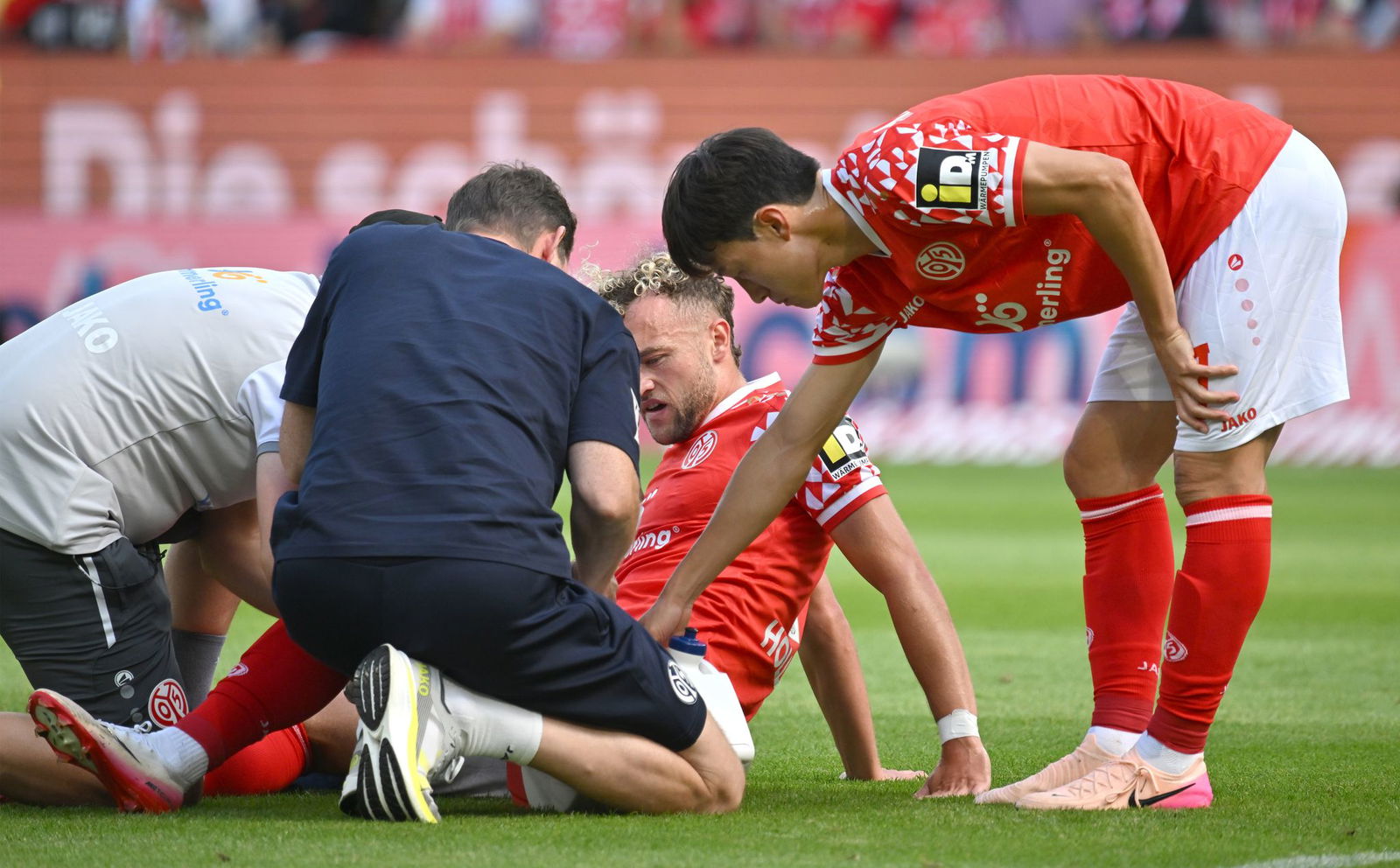 Verletzt: Benedict Hollerbach