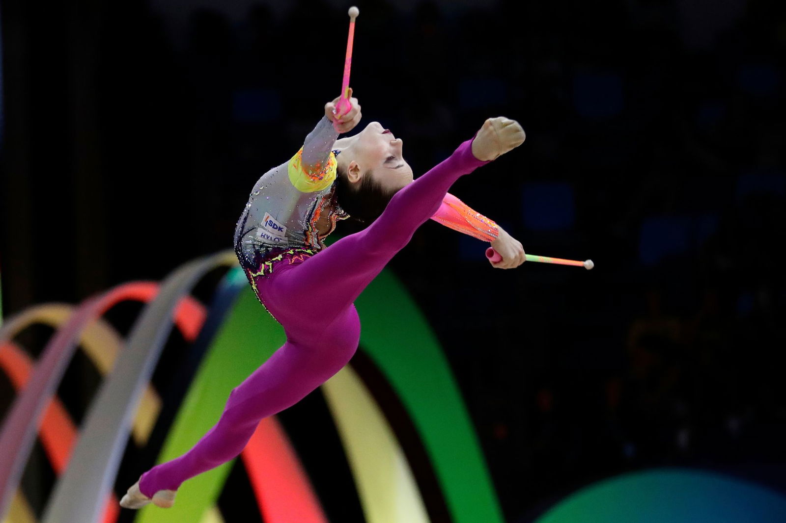 Bekam Höchstwerte mit den Keulen: Darja Varfolomeev.