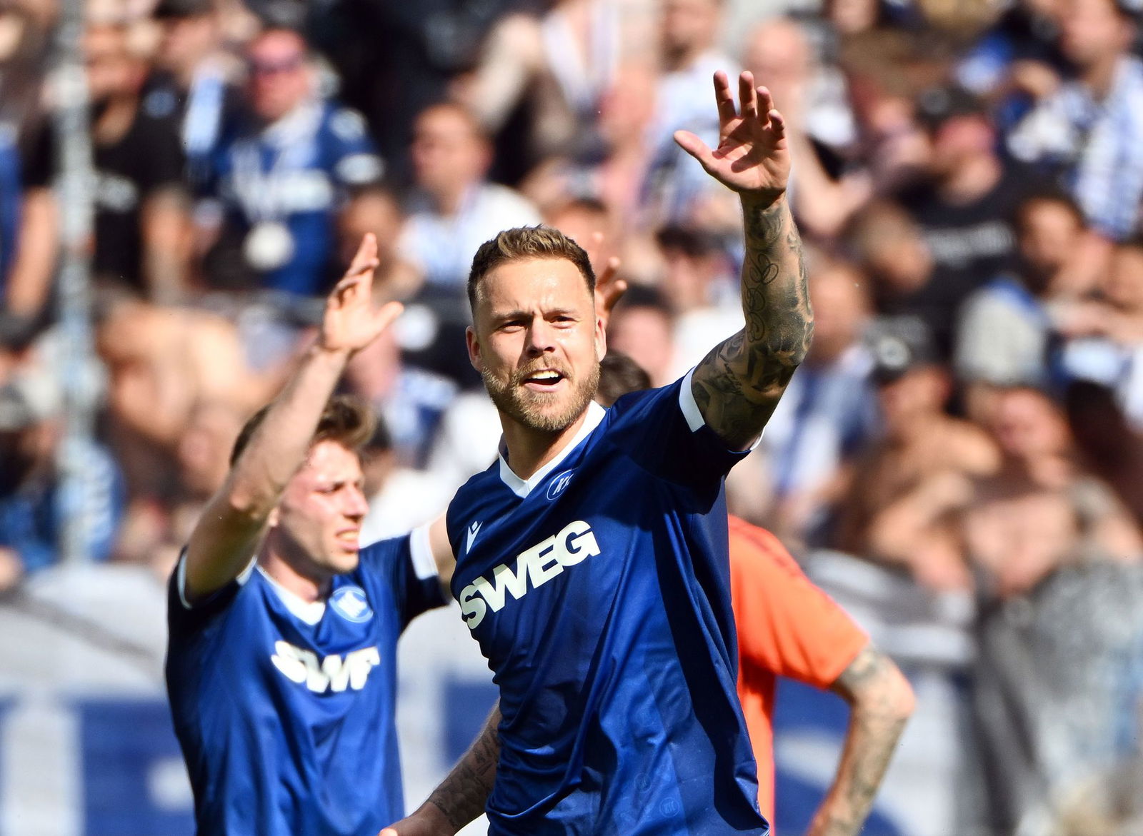 Marcel Franke steht vor seinem 100. Pflichtspiel für den KSC.