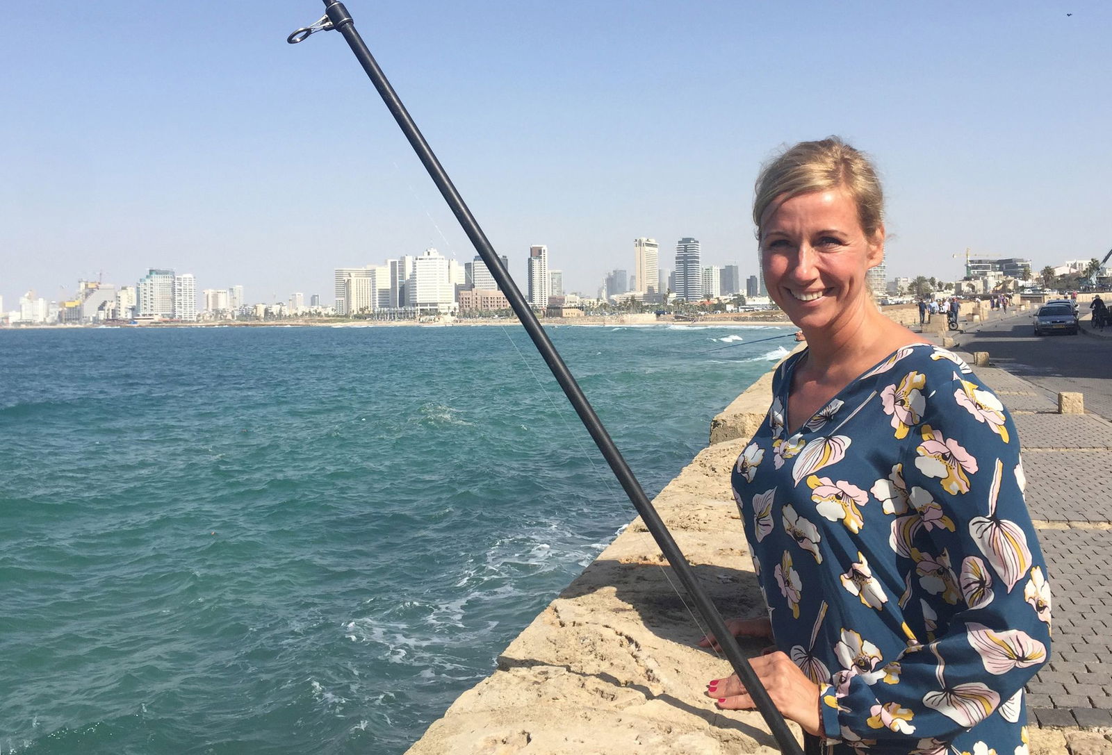 Andrea Kiewel in Tel Aviv - hier ein Foto aus dem Jahr 2016.