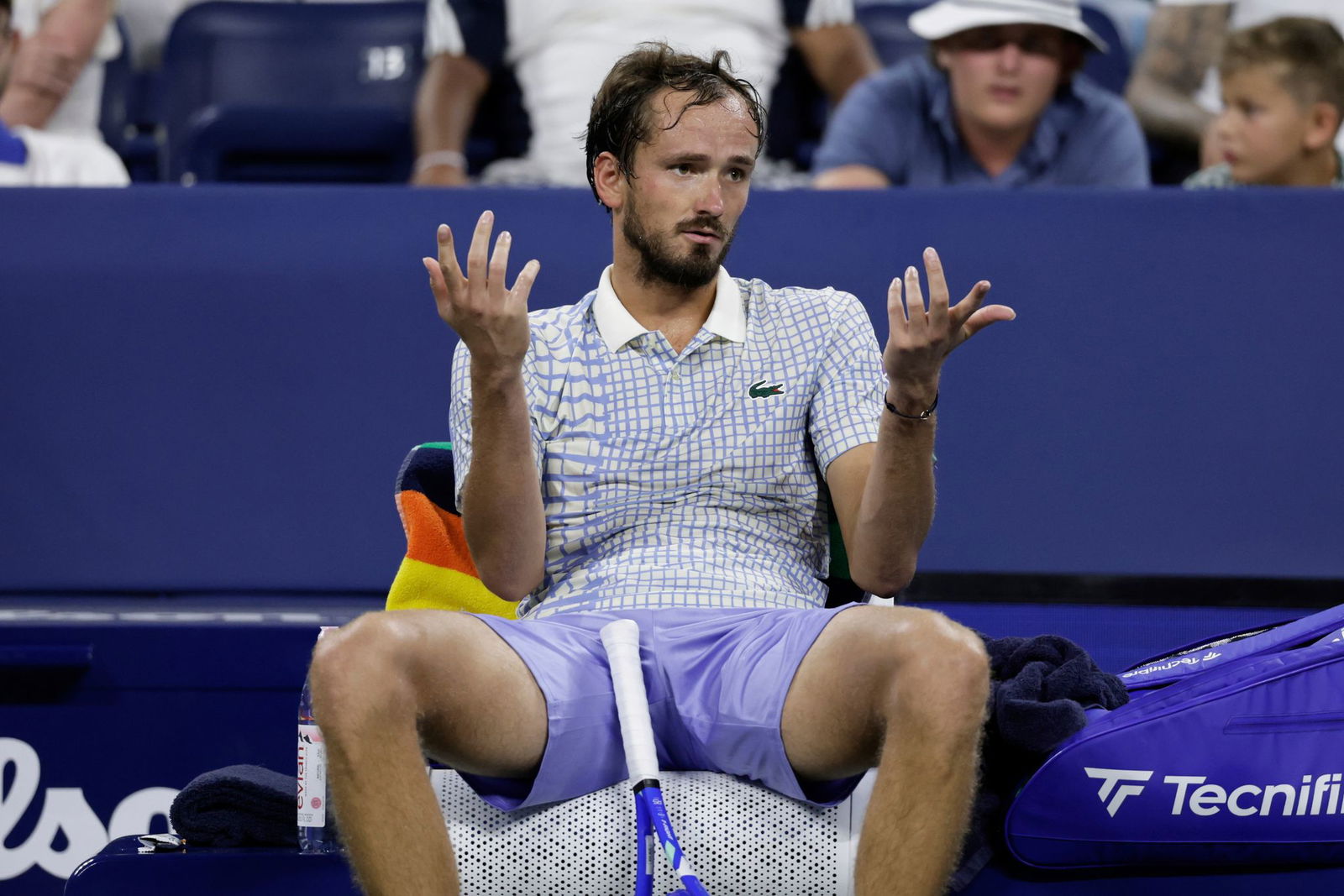 Tennisprofi Medwedew entlud bei den US Open seinen ganzen Frust.