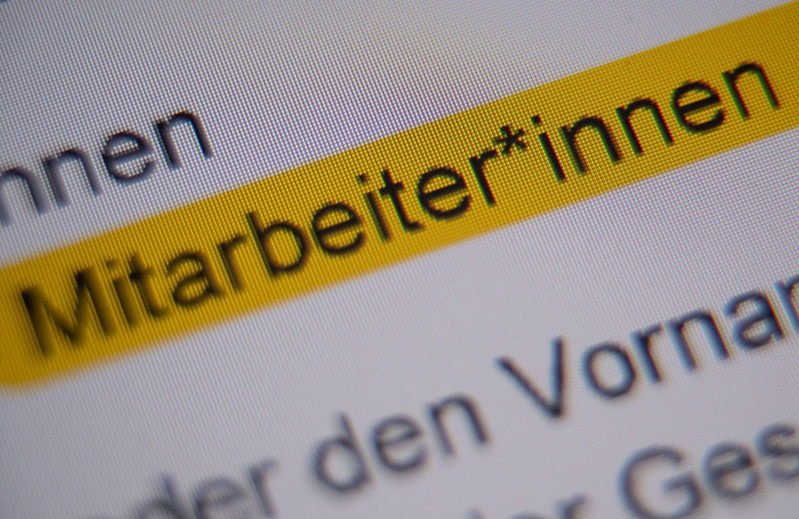 In den Bundesministerien werden keine Sonderzeichen für geschlechtergerechte Formulierungen verwendet. (Symbolbild)