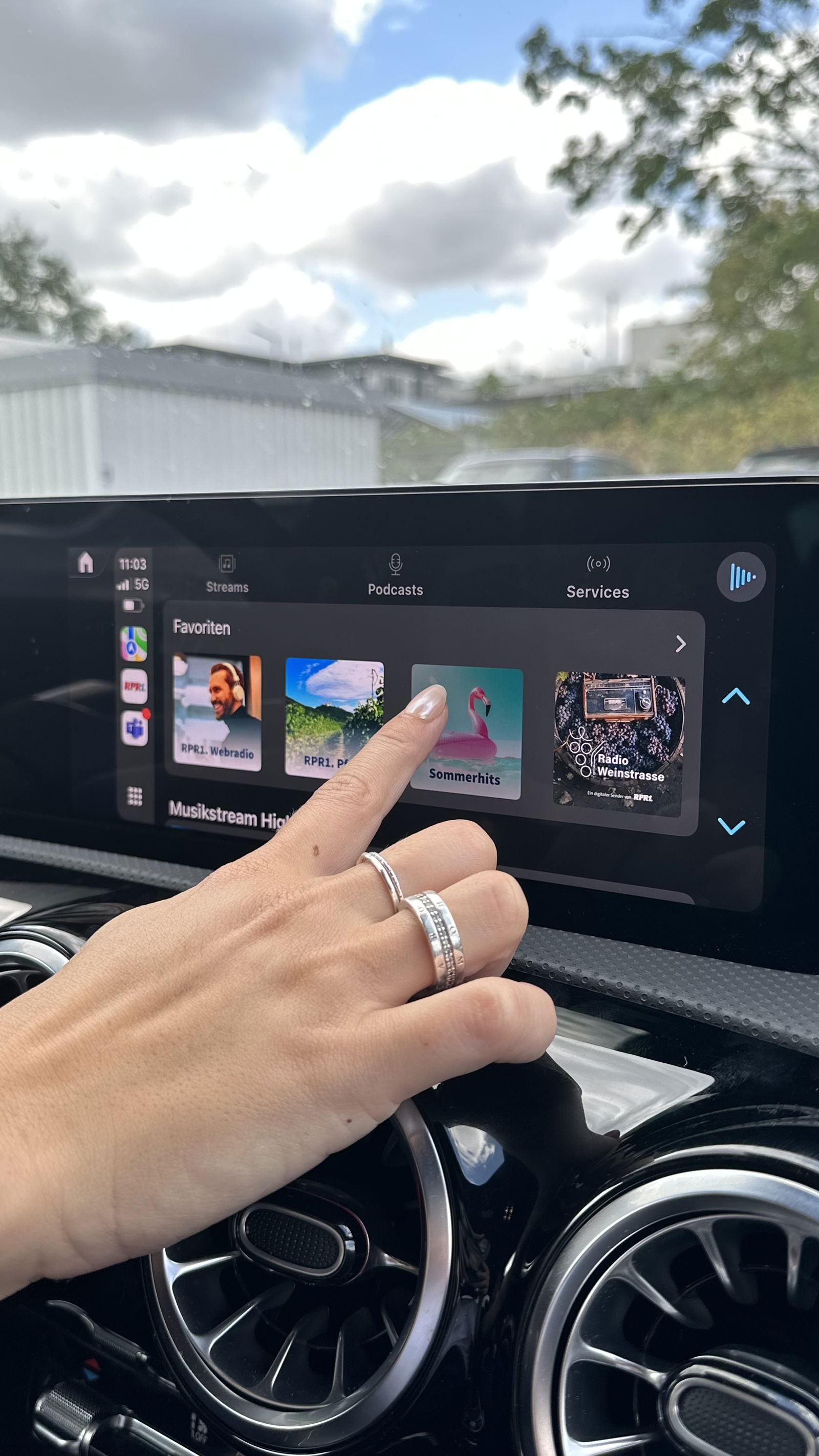 Verschiedene Radios in der RPR1.App