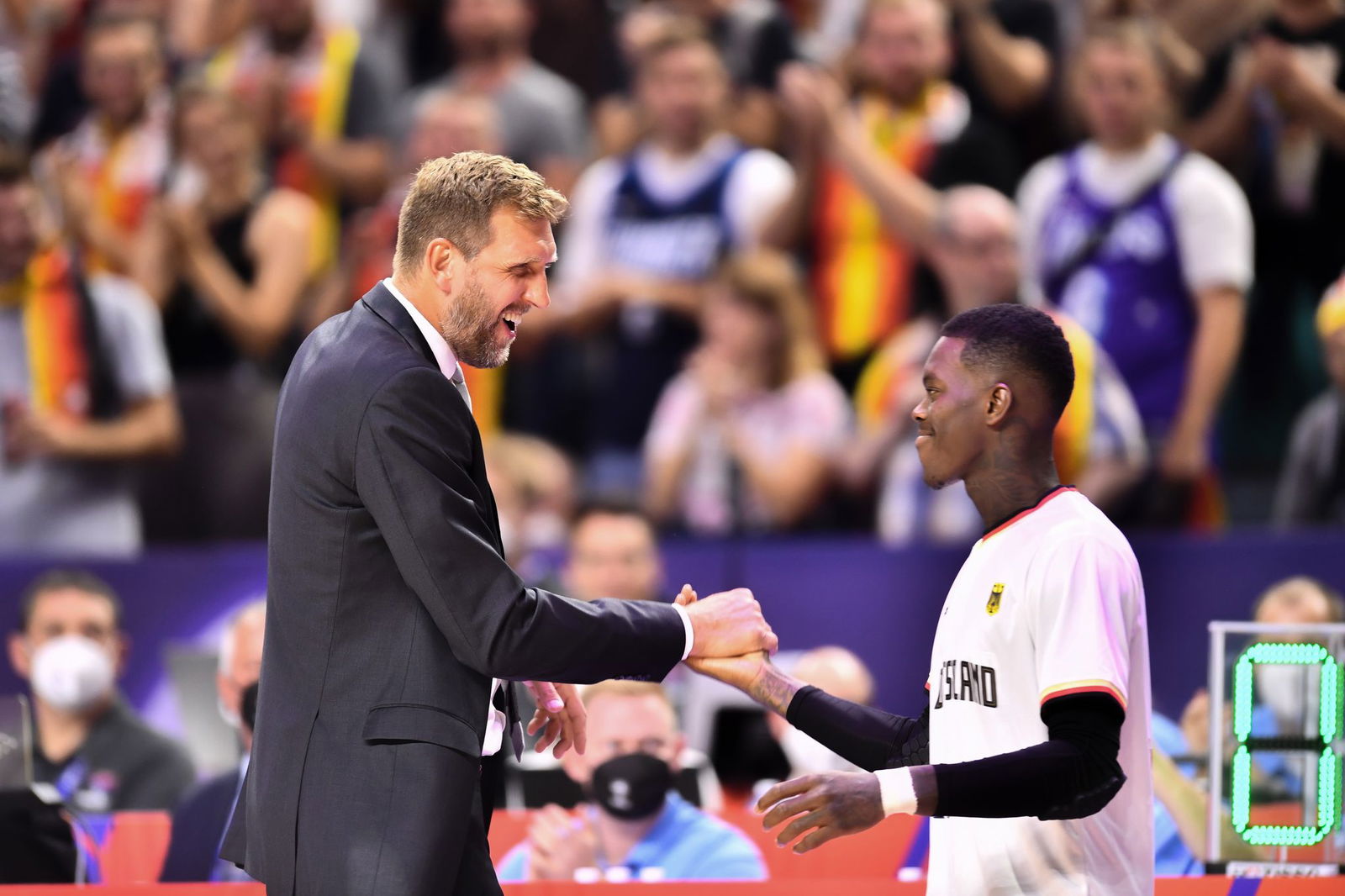 Als Spieler erfolgreich, als Typen verschieden: Nowitzki und Schröder.