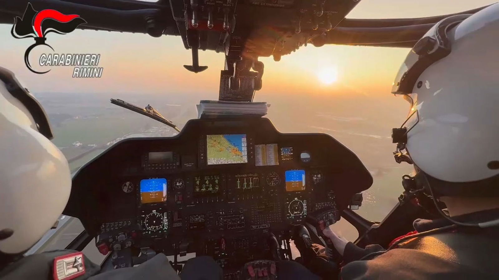 Bei der Festnahme waren auch Hubschrauber im Einsatz. 