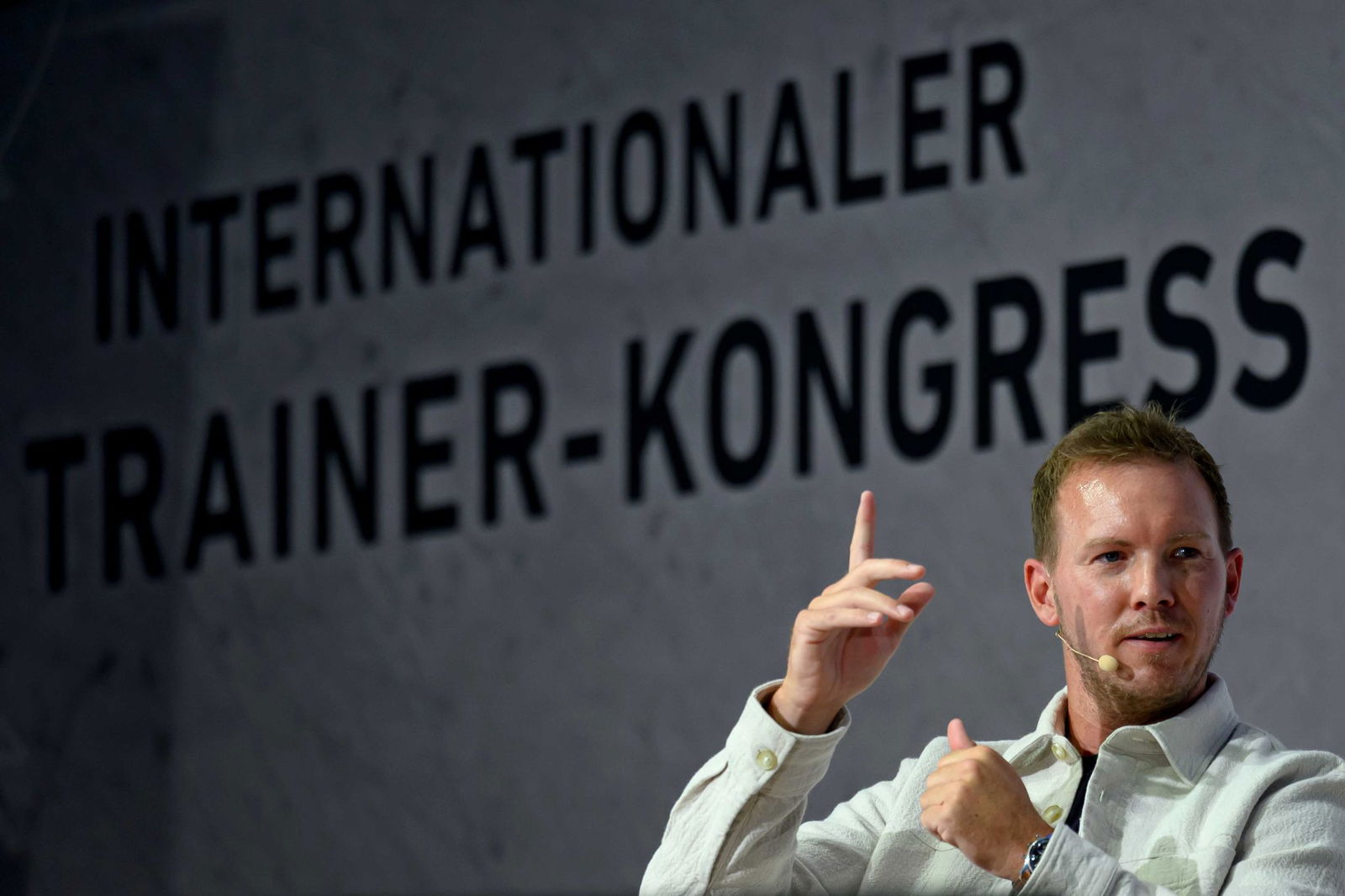 Sie sind mitverantwortlich für die Talentförderung: Die Trainer, angeführt vom DFB-Coach Julian Nagelsmann.