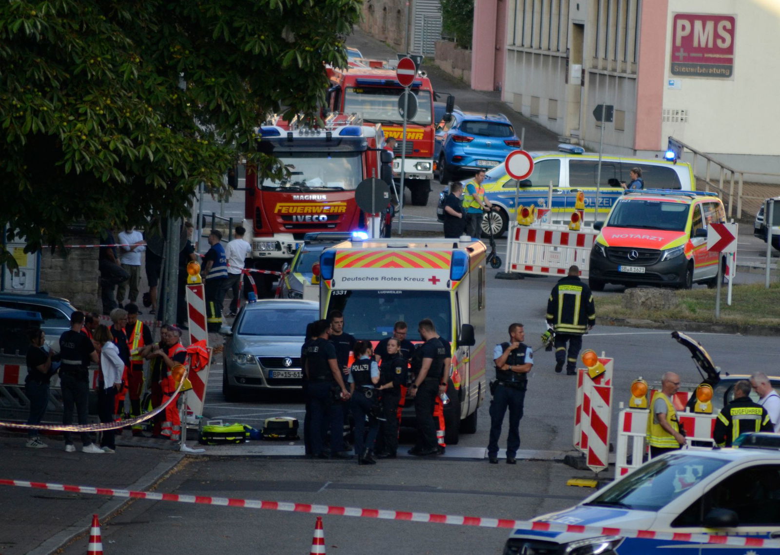 DIe Gewerkschaft der Polizei trauert um den getöteten Beamten. 