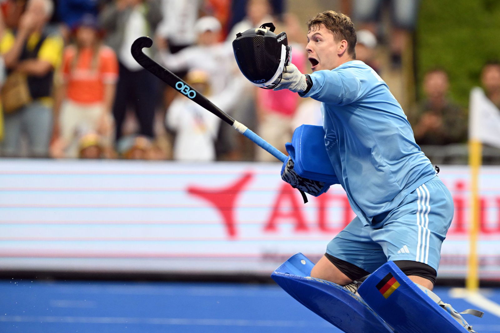 Der überragende Danneberg war beim Penalty nicht zu überwinden. 