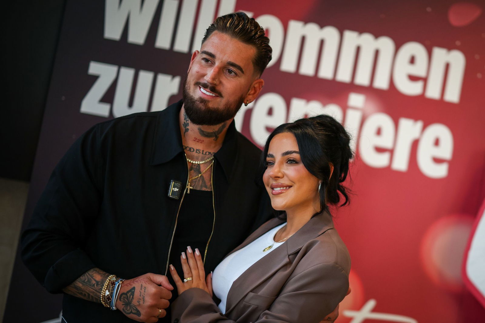 Die Reality-Stars Leyla und Mike Heiter (r) gaben sich das Ja-Wort. (Archivbild)