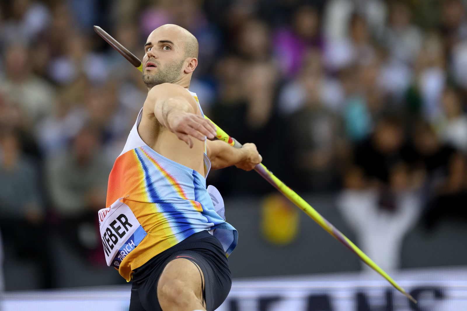 Julian Weber warf gleich zweimal über die magische 90-Meter-Marke.