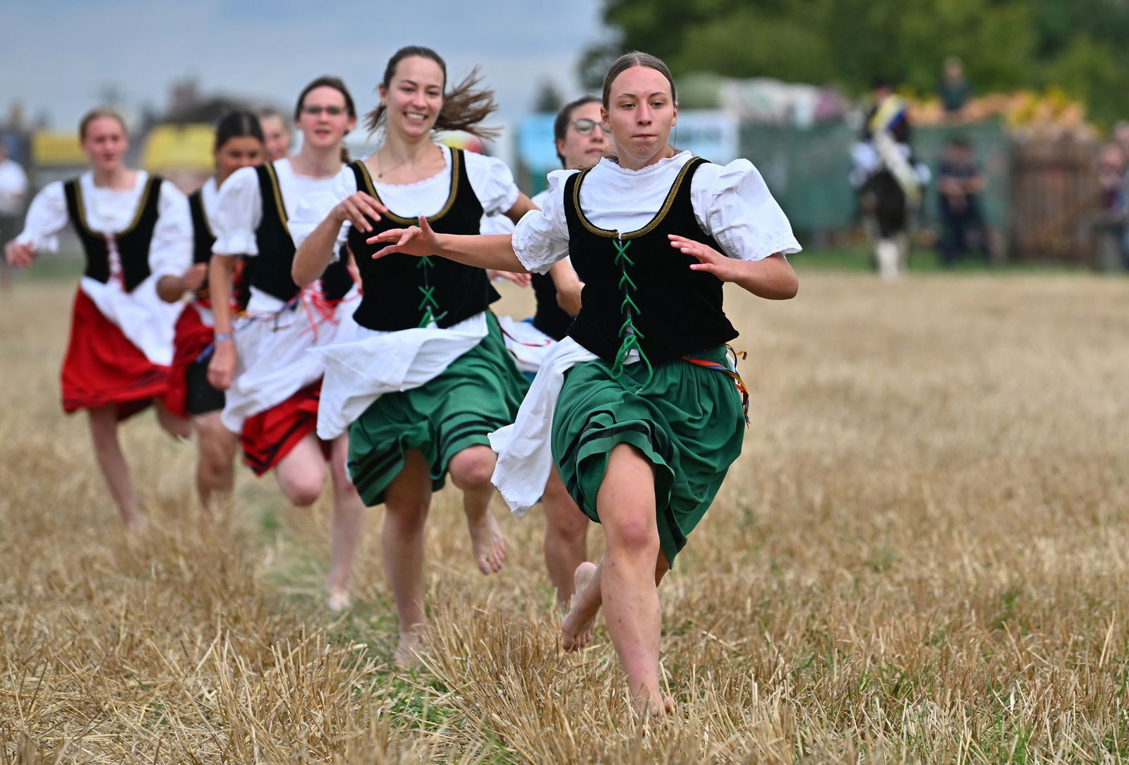 Jana Deufel setzte sich beim Lauf der Schäferinnen durch.