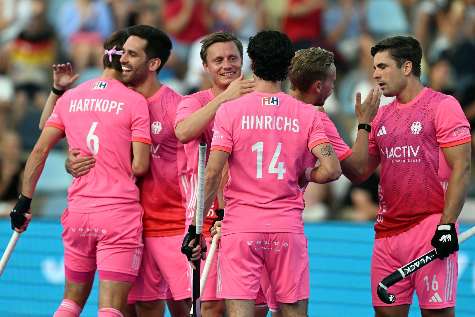 Torjubel im deutschen Team.