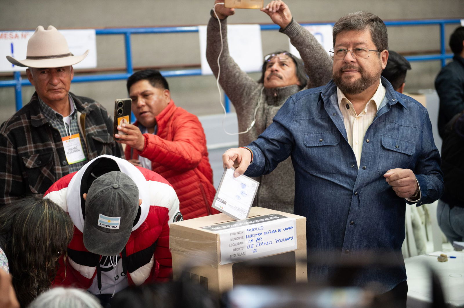 Präsidentschaftskandidat Samuel Doria Medina galt lange als Favorit für eine Stichwahl, landete aber auf dem dritten Platz.