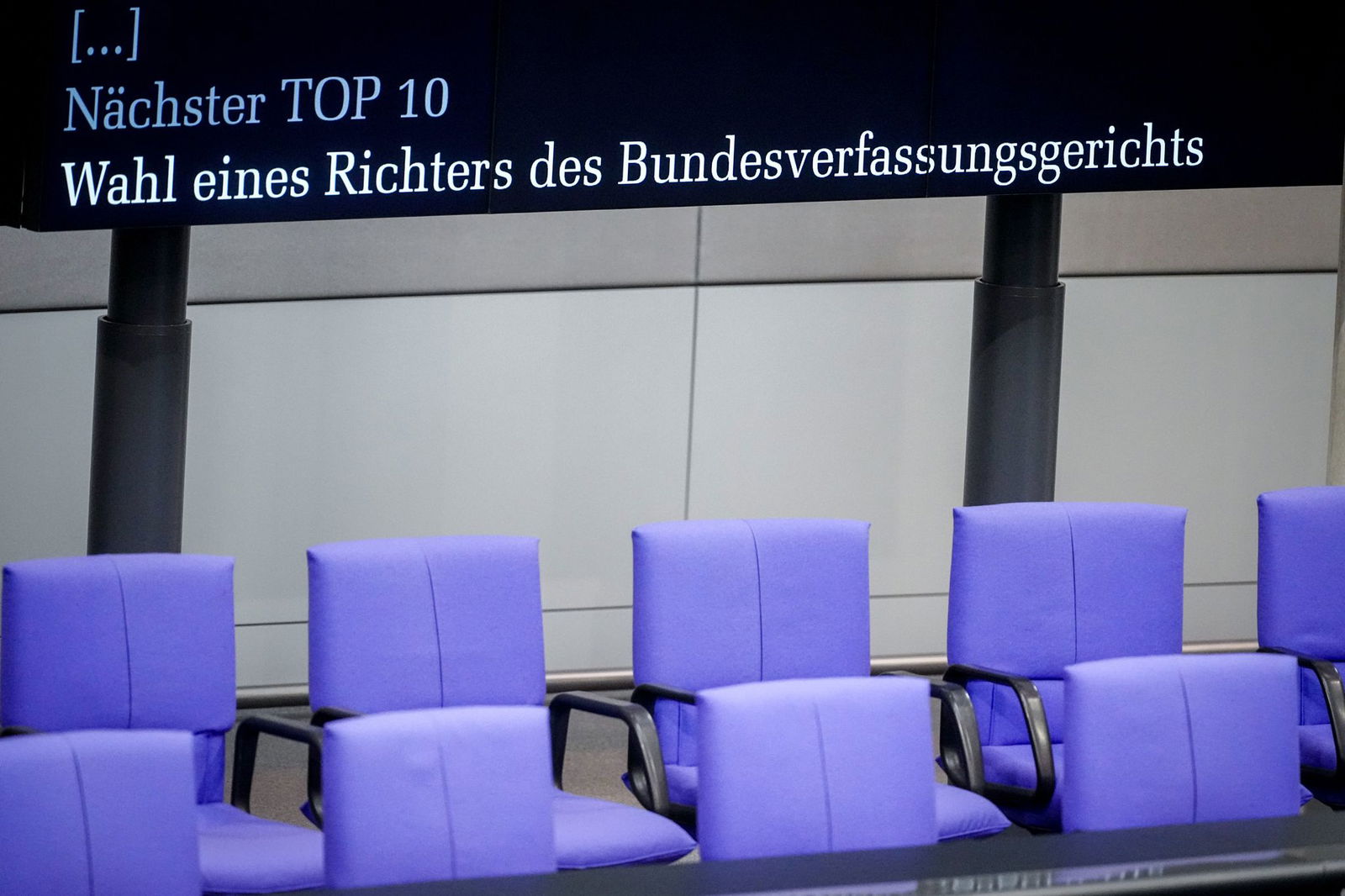 Noch ungelöst: Die Wahl der nächsten Verfassungsrichter im Bundestag. (Archivbild)