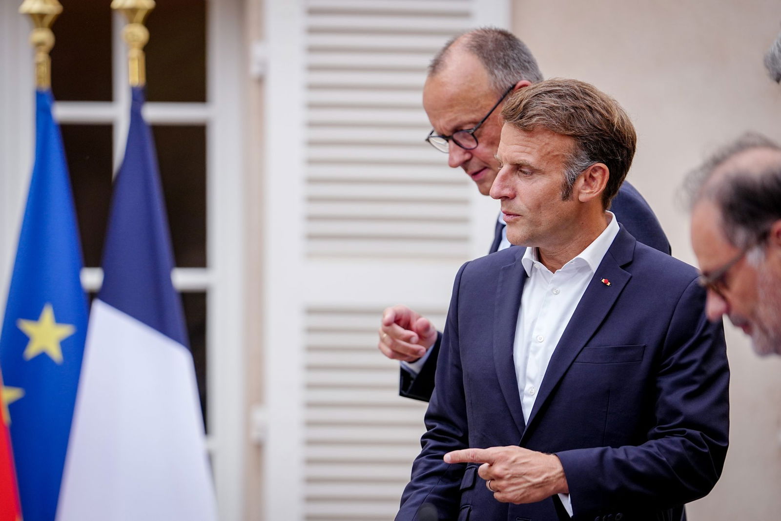 Macron und Merz sehen die deutsch-französischen Beziehungen im Aufschwung.