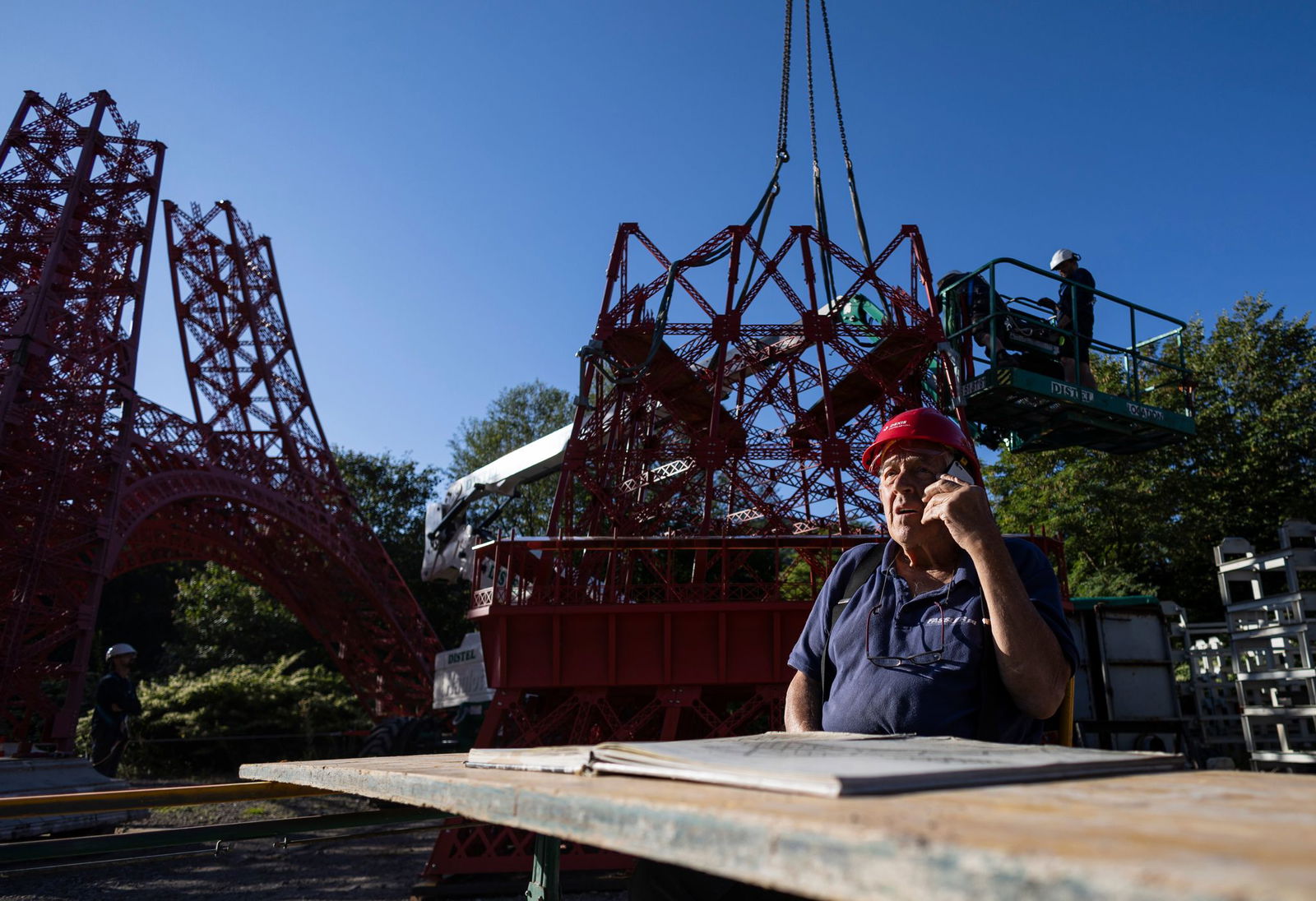 Die Arbeiten an dem Nachbau des Eiffelturms dauerten acht Jahre.