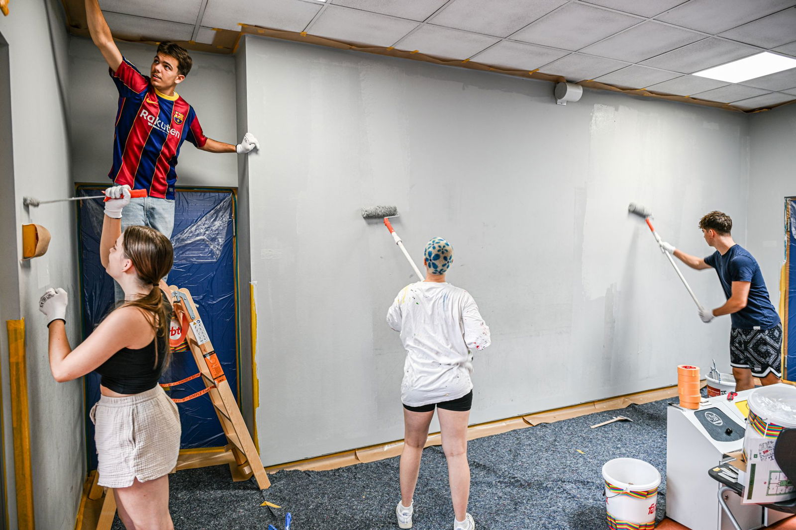 Doch dann ging die Farbe nicht mehr ab.