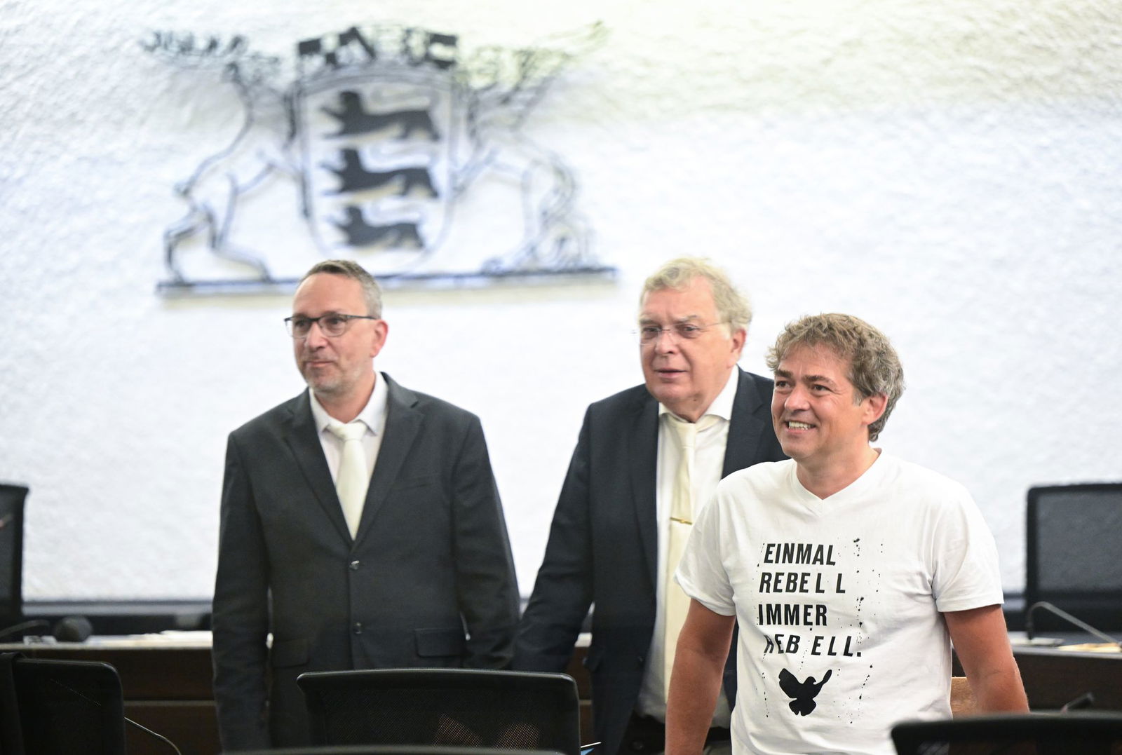 Ballweg sieht sich als Kämpfer für die Freiheit.