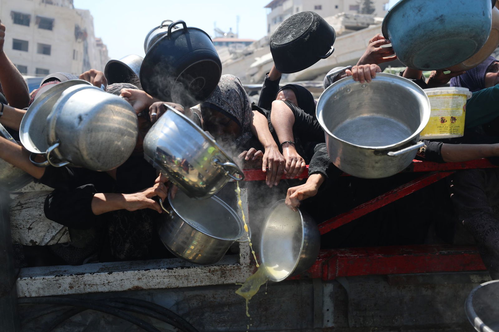 Nach Angaben des Welternährungsprogramms leiden eine halbe Million Menschen in Gaza Hunger. (Archivbild)