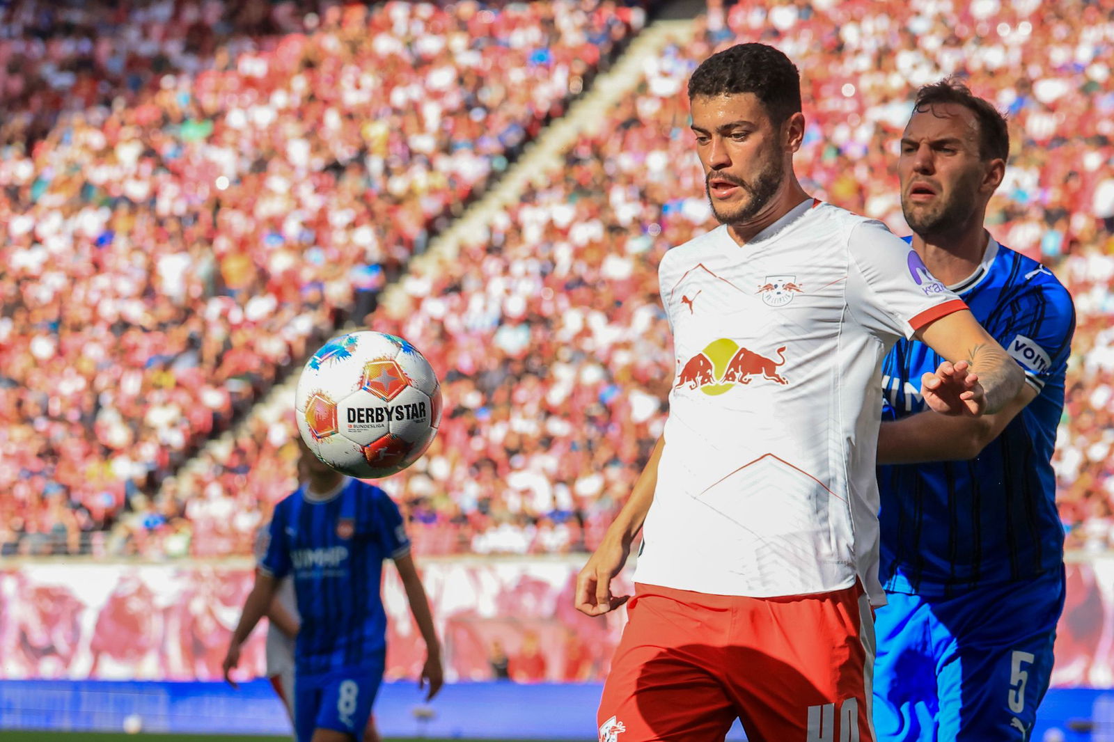 Leipzig musste sich ziemlich mühen gegen die Heidenheimer. 