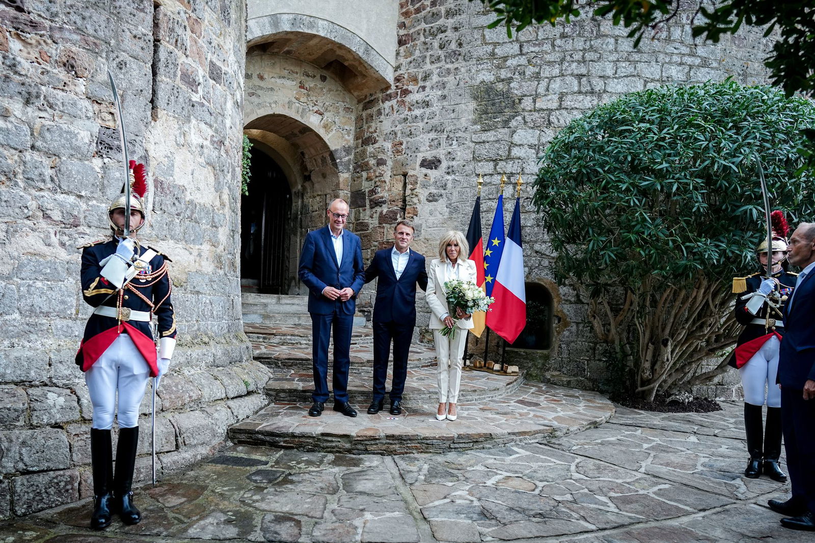 Merz und Macron sprachen auch über Russlands Angriffskrieg gegen die Ukraine.