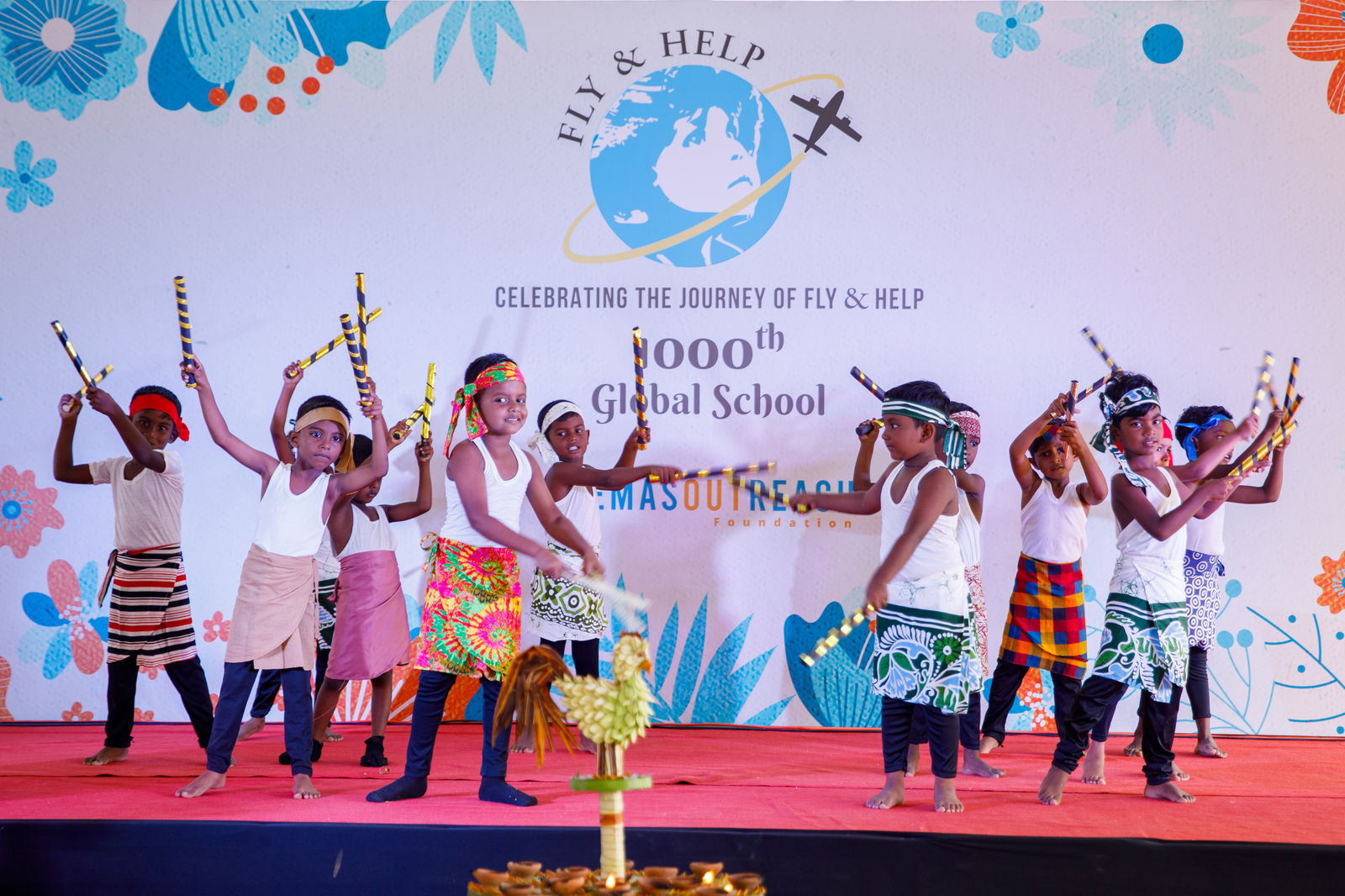 Eröffnungsfeier Fly & Help 1000 Schule