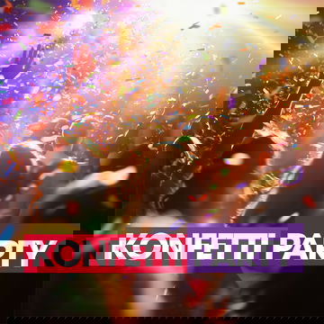Konfetti-Party