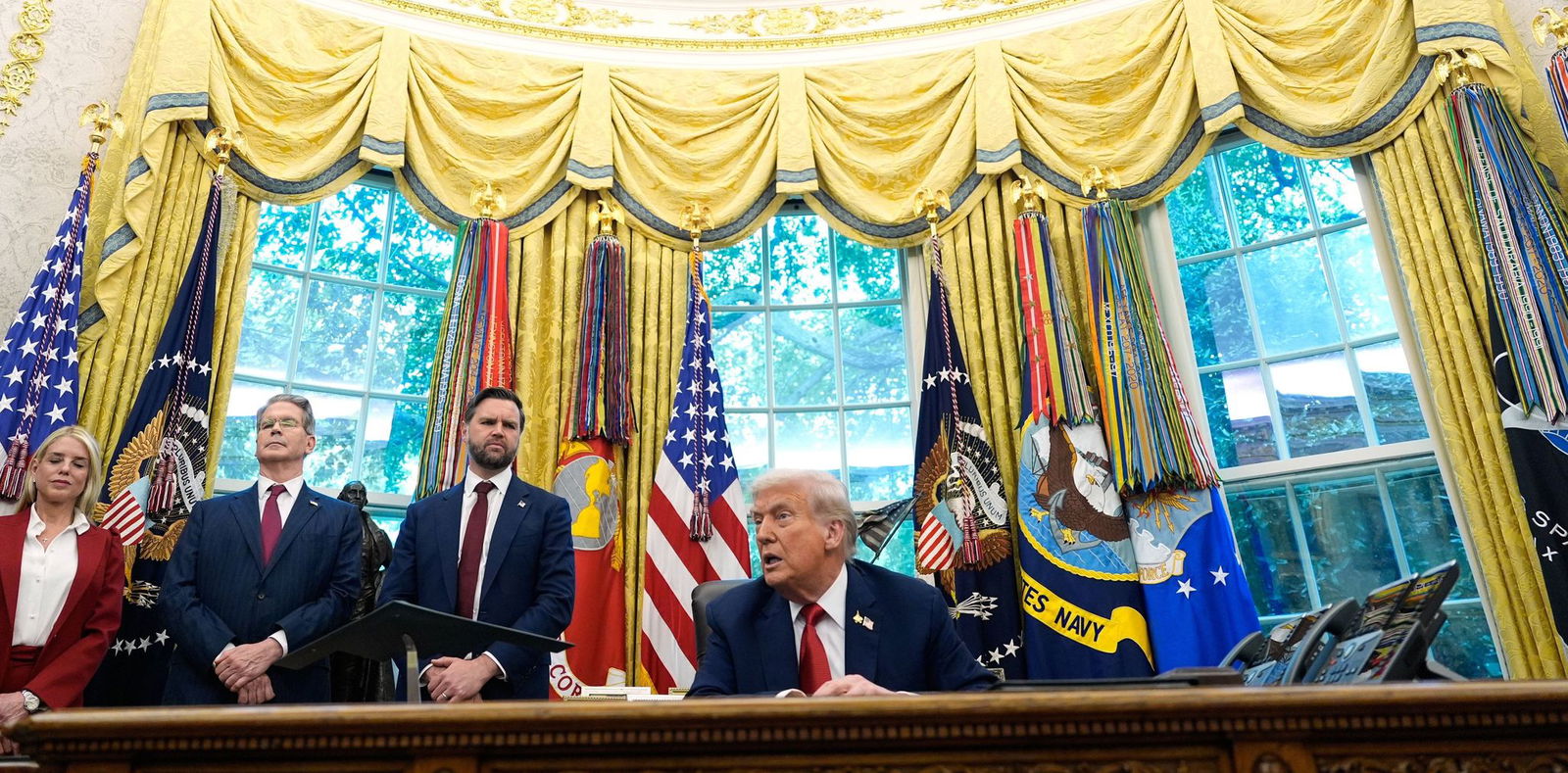 Donald Trump hat sich zur Fußball-WM 2026 geäußert.