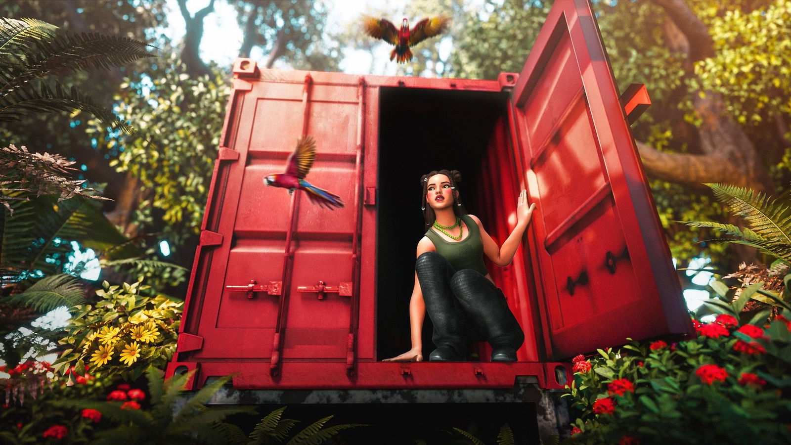 Ab auf die Insel: Die Musikerin Nina Chuba kann man jetzt auf ihrer eigenen Insel besuchen. 