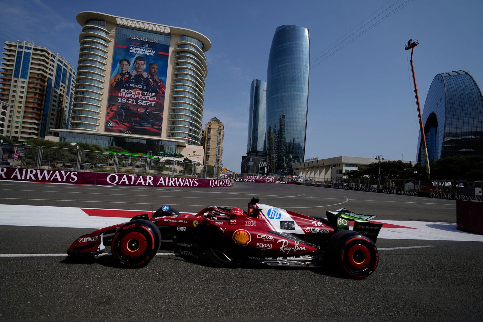 Diesmal nur Platz zehn vorm Qualifying. 