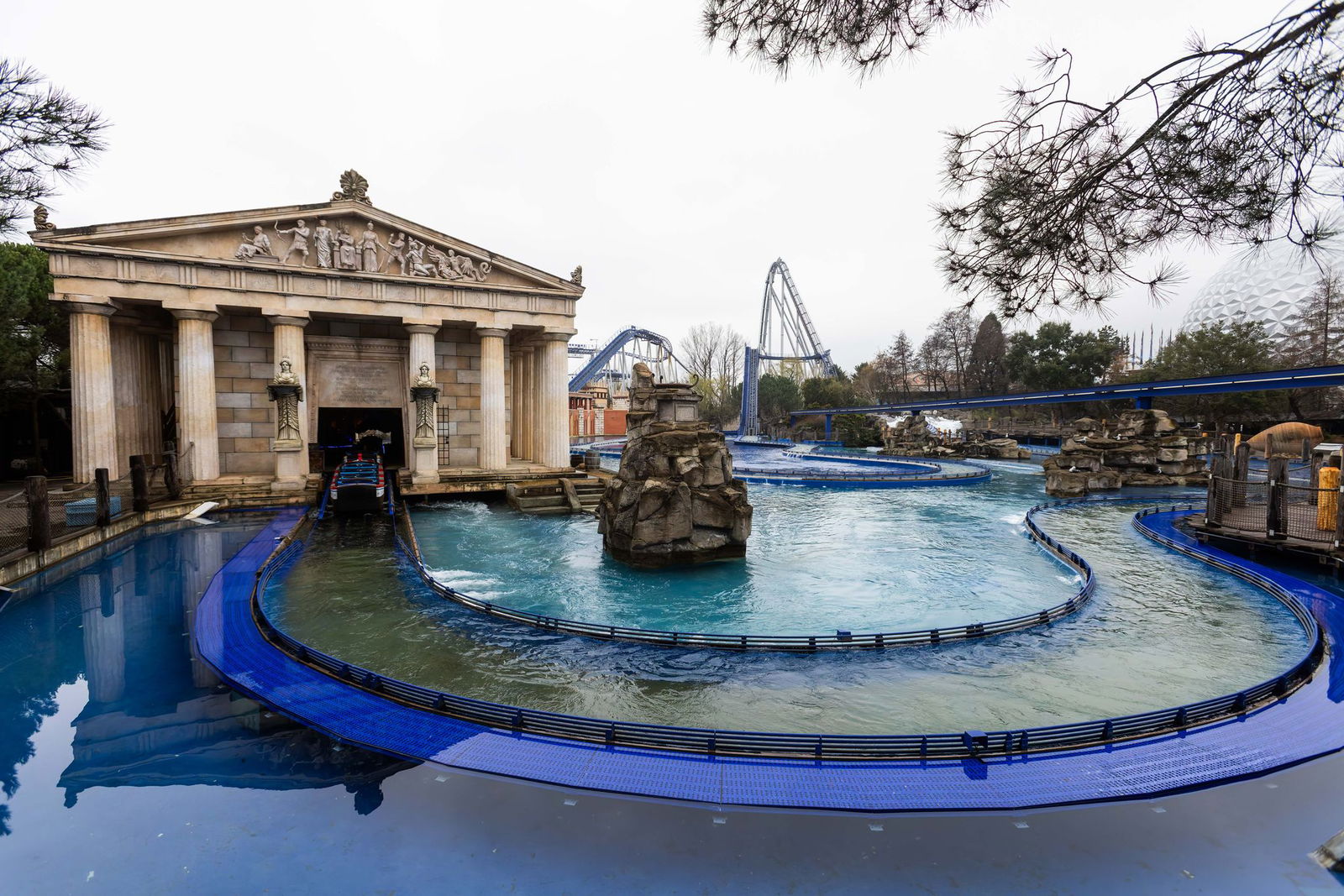 Der Unfall passierte an der Wasserachterbahn «Poseidon». (Archivbild) 