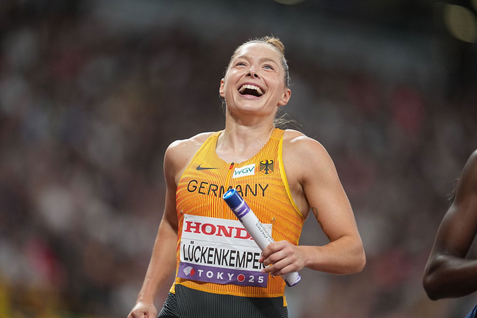 Darf sich auf den Endlauf mit der deutschen Staffel freuen: Gina Lückenkemper.