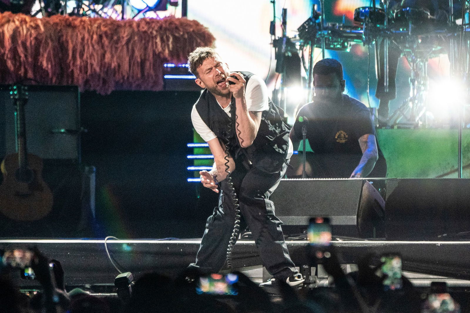 Hinter der Comic-Band Gorillaz verbergen sich der Blur-Sänger Damon Albarn und andere Künstler. (Archivbild)