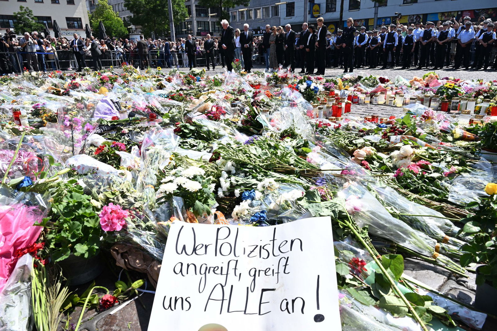 Am 31. Mai 2024 wurden noch fünf weitere Männer zum Teil schwer verletzt - sie waren dabei, eine Kundgebung der islamkritischen Bürgerbewegung Pax Europa vorzubereiten. (Archivbild)