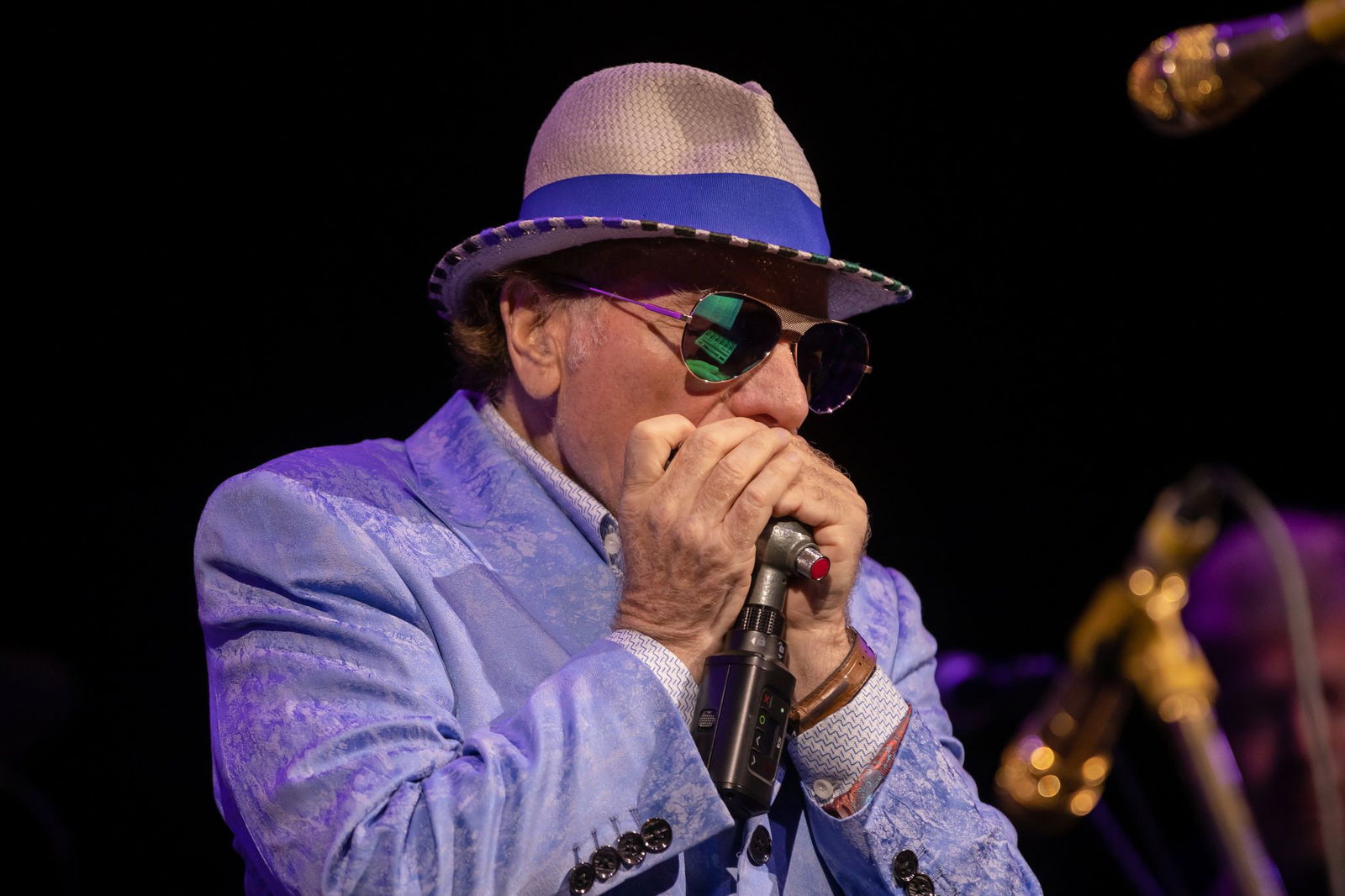 Bei seinen Konzerten, wie hier beim Montreux Jazz Festival 2022, sagt Van Morrison kaum etwas und lässt die Musik sprechen. (Archivbild)