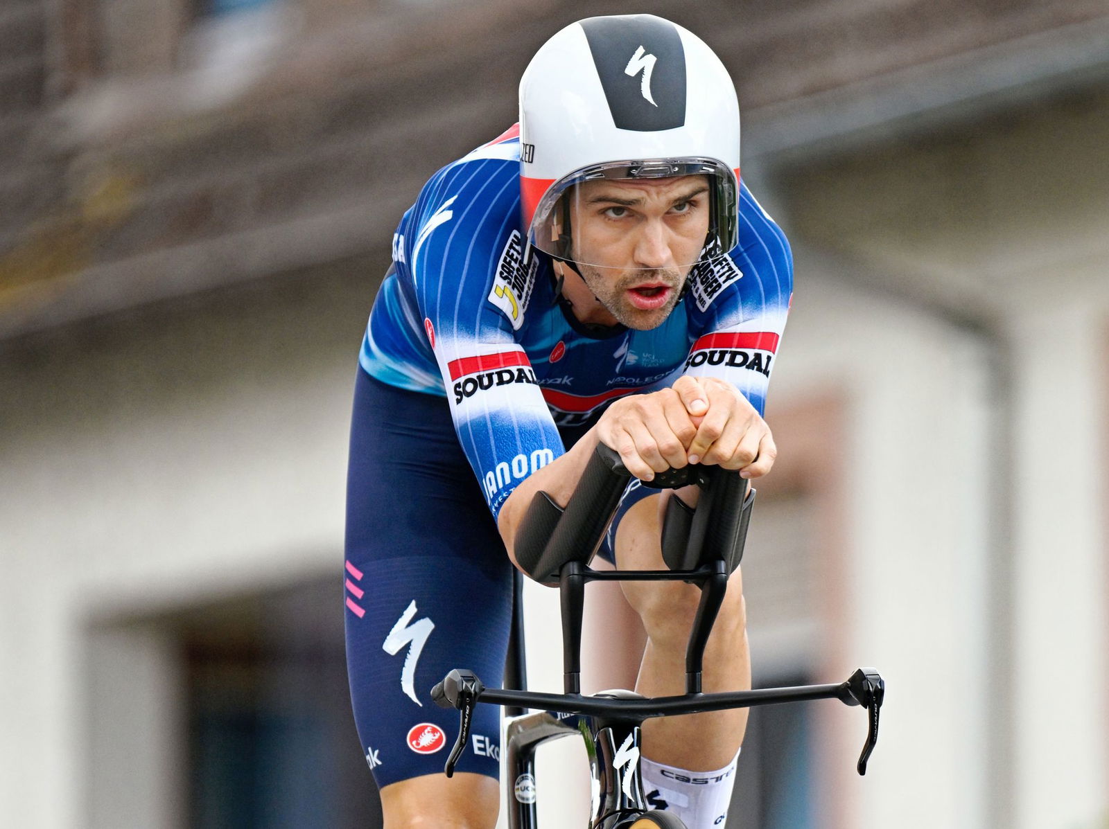 Der deutsche Radprofi Maximilian Schachmann verurteilt das Vorgehen der gewaltbereiten Demonstranten bei der Vuelta. (Archiv)