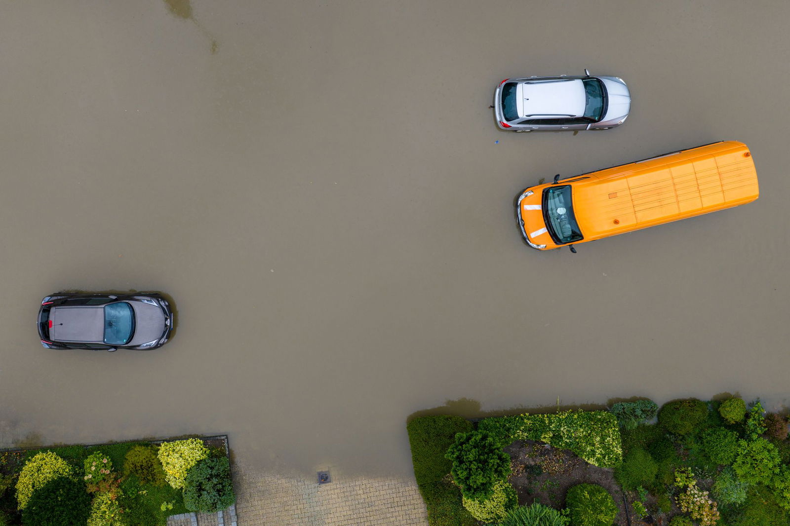 Besonders viel Regen fiel am Niederrhein.