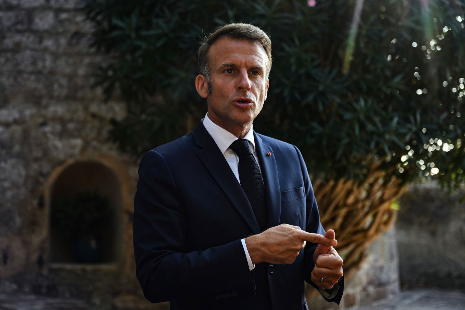 Frankreichs Präsident Macron will einen Staat Palästina anerkennen - zum Ärger der israelischen Regierung (Archivbild) 