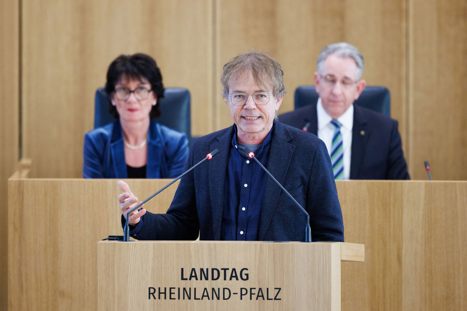 Andreas Hartenfels war früher Mitglied bei den Grünen und sitzt nach seinem Austritt als fraktionsloser Abgeordneter im Parlament. Nun will er für das BSW antreten. (Archivbild)