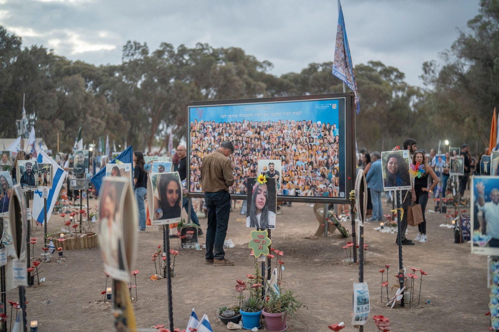 Trauer am ersten Jahrestag des Hamas-Überfalls. (Archivbild)