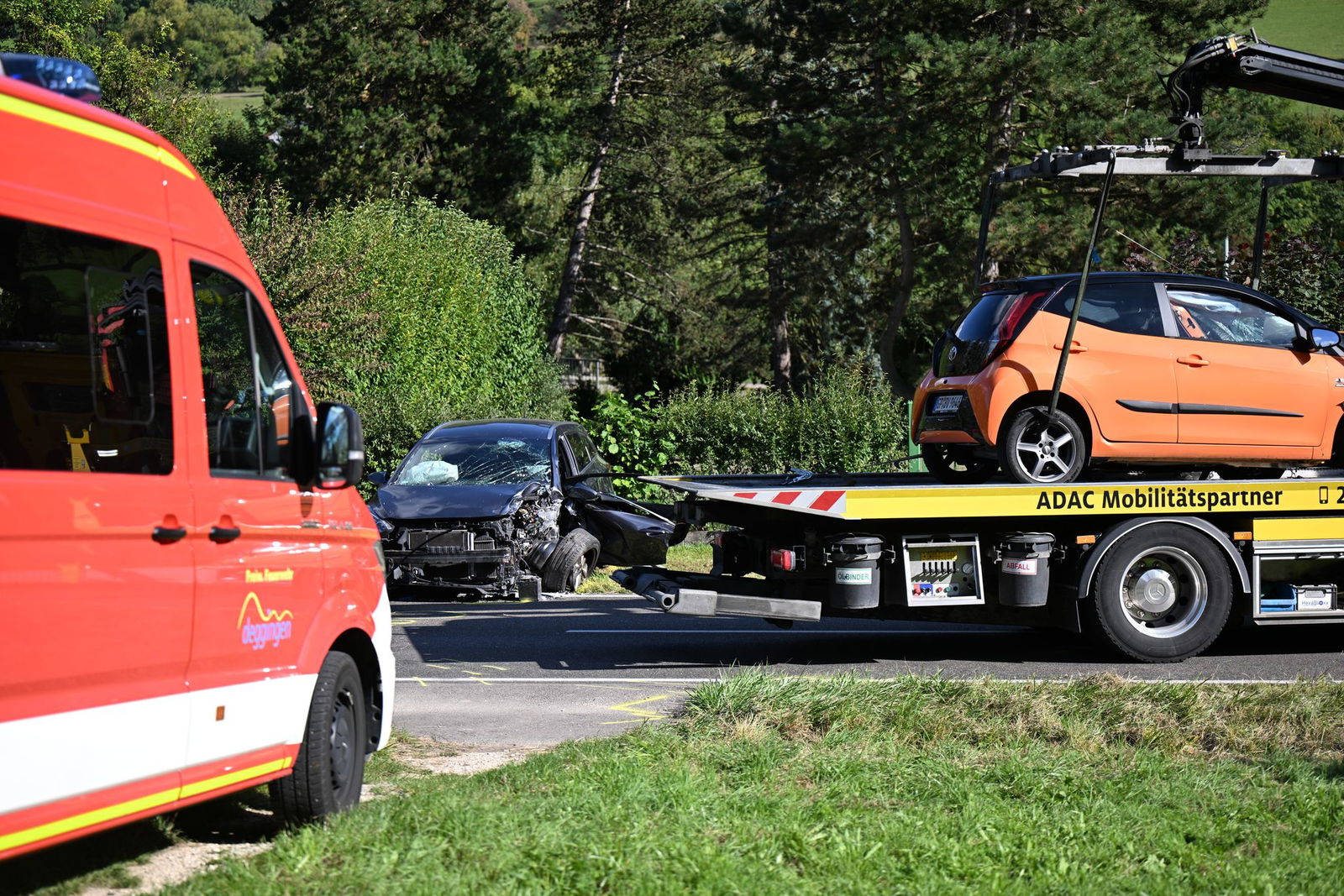 Drei Schwerverletzte sind die Bilanz eines Unfalls.