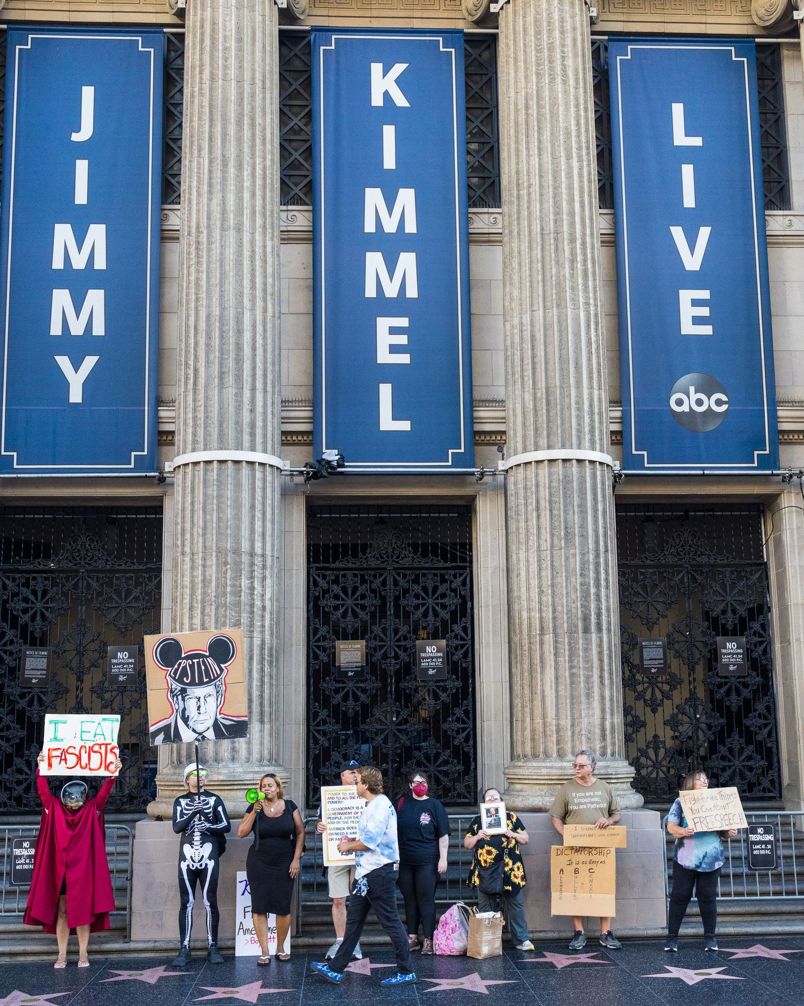 Gegen die Absetzung von Kimmels US-Talkshow gab es Demonstrationen. (Archivfoto)