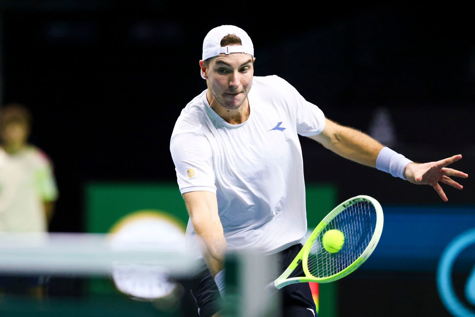 Jan-Lennard Struff bewies in seinem Match gegen Yoshihito Nishioka Nervenstärke. (Archivbild)