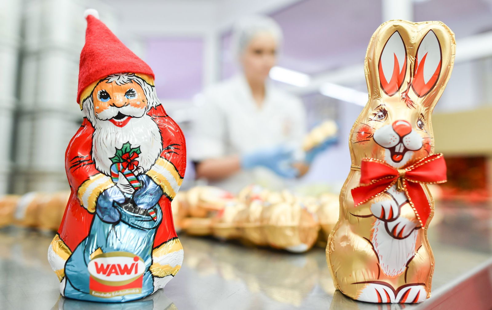 Schokoladenfiguren werden bereits produziert. (Archivbild)