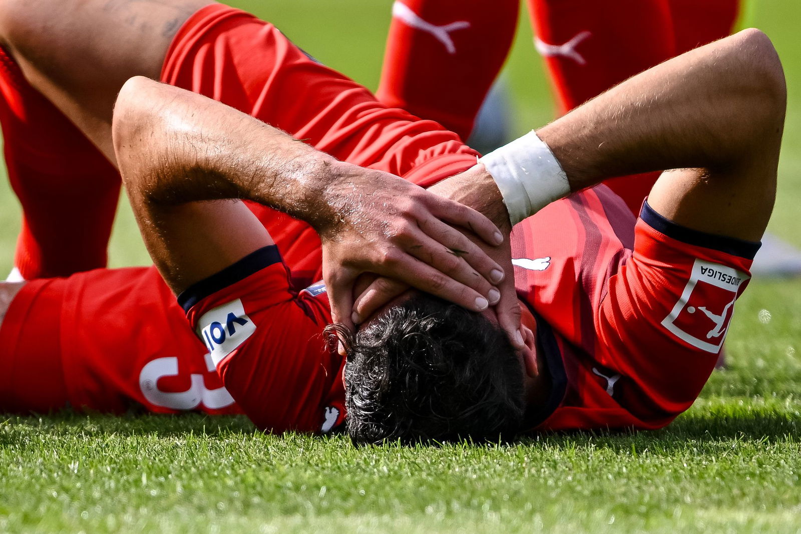 Verletzte sich bei seinem Debüt für Heidenheim schwer: Leart Paqarada.