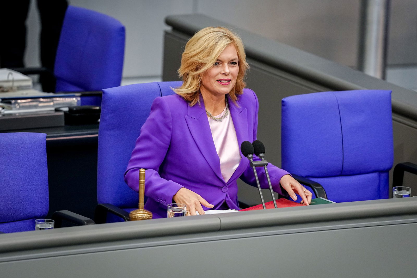 Bundestagspräsidentin Julia Klöckner (CDU) leitete heute morgen die Sitzung.