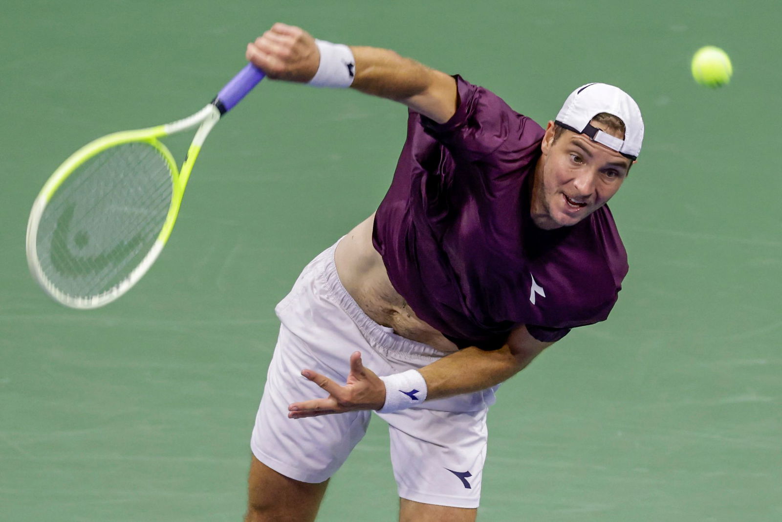 Jan-Lennard Struff konnte Novak Djokovic nicht gefährden.